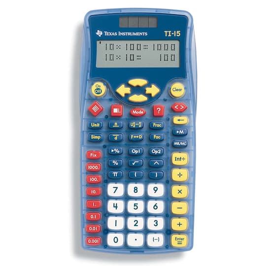 TI15TK Elementary Calculator Teacher Pack, 10ct.